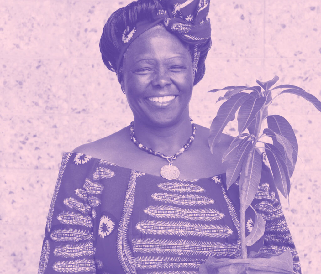 Wangari Maathai - environmental activist - role model for women and girls around the world
