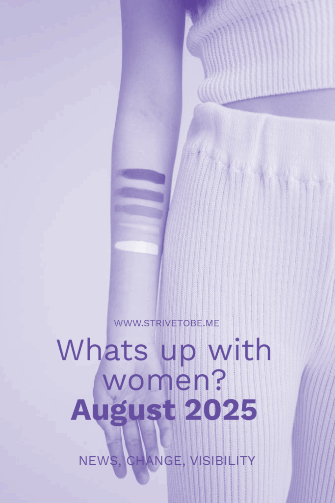 Whats up with women? Mentions of women in the media around topics of health, politics, sports, tech, art, science