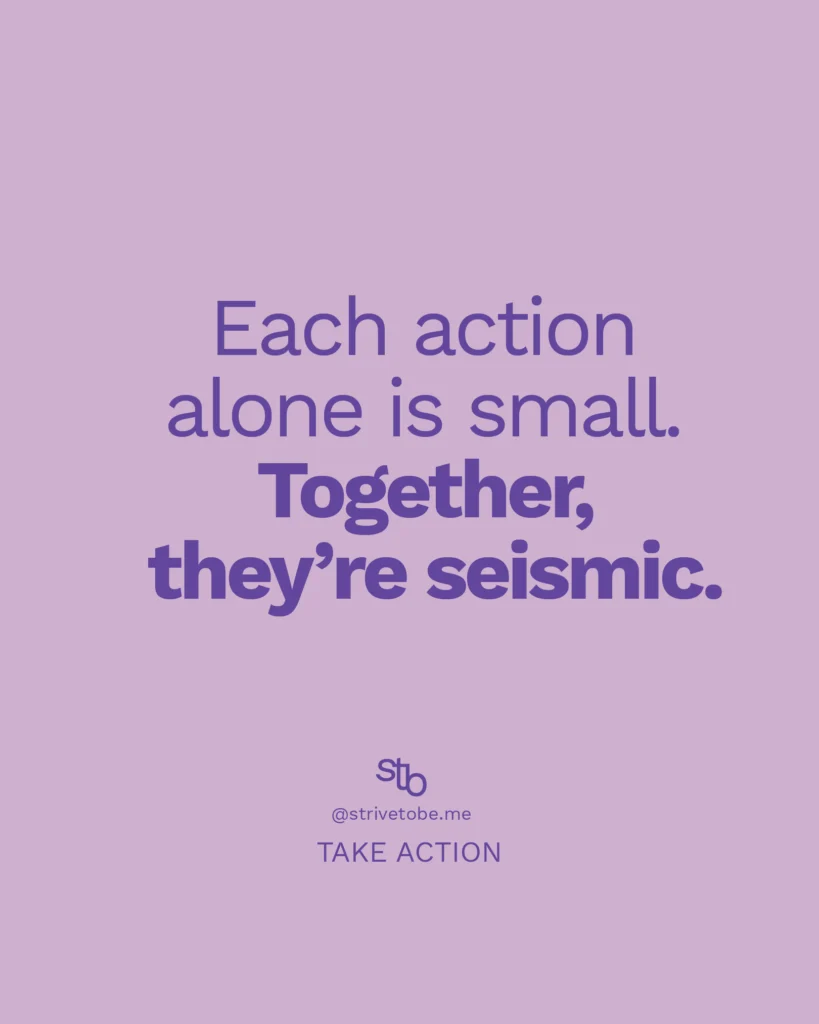 Quote "10 female actions to fight patriarchy in secret"