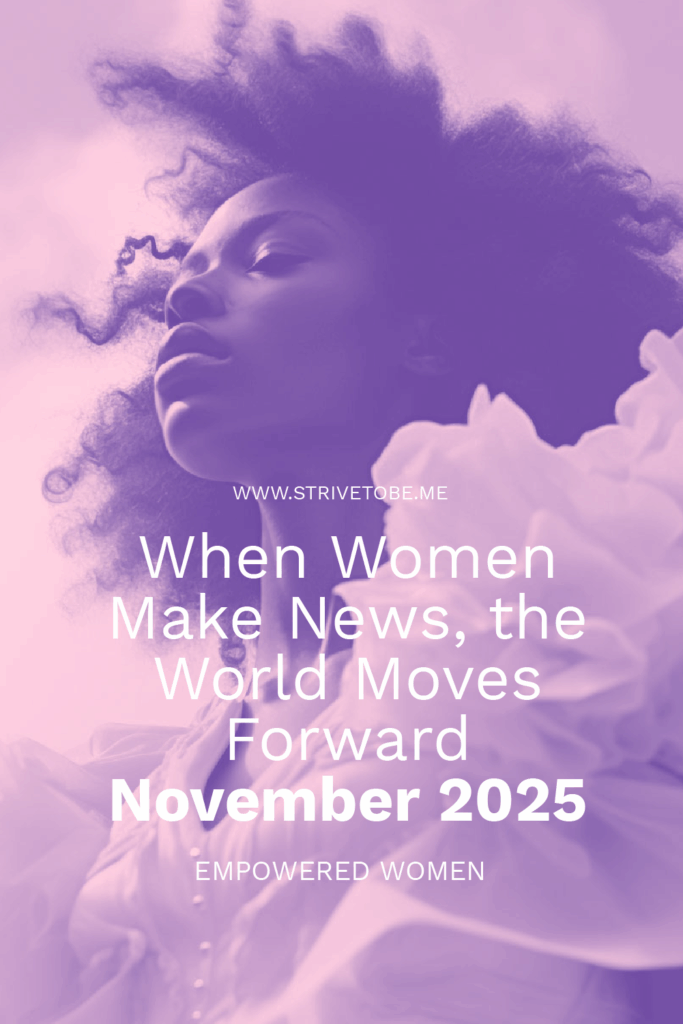 Women in the news november 2025